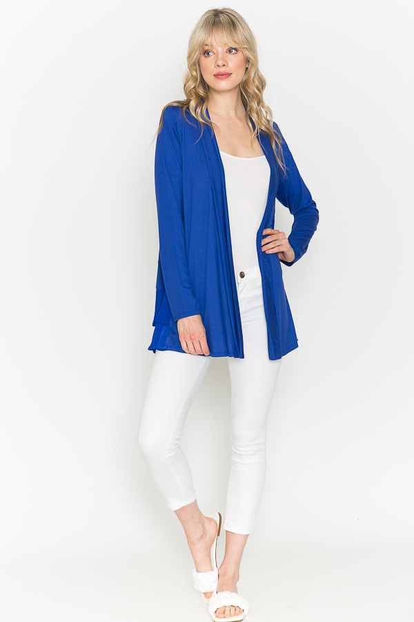 Cardigan - Royal Blue